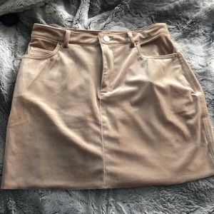 Velvet skirt